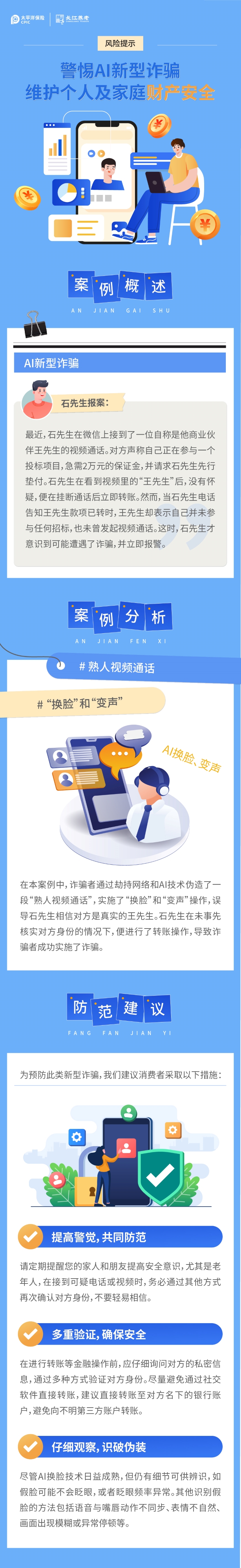 關(guān)于警惕AI新型詐騙的風險提示