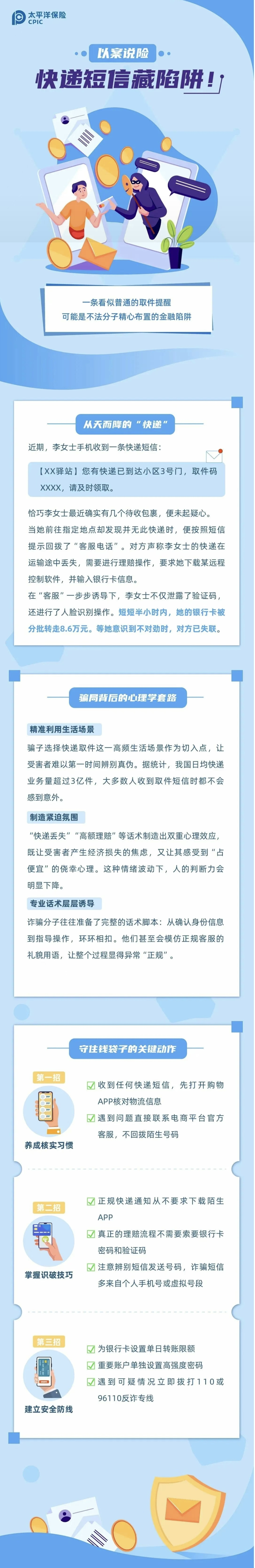 19.【以案說(shuō)險(xiǎn)】快遞短信藏陷阱！